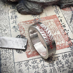 Daoist Thunder Talisman Ring | Lightning Evil Destruction Protection Curse Breaking Spiritual Jewelry