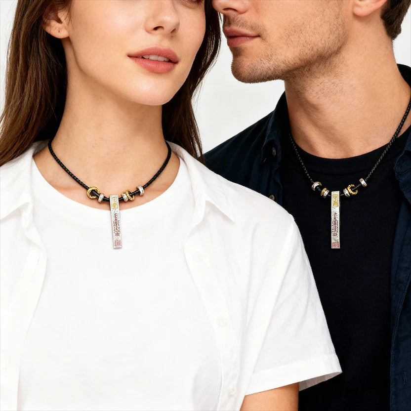 Daoist Supreme Talisman Pendant | Bagua Wealth Fortune Evil Banishment Spiritual Guardian Necklace